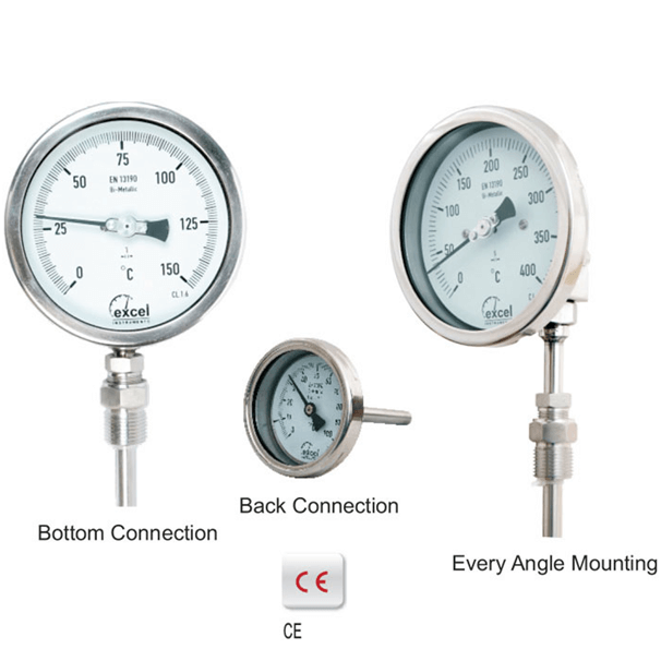 Bi-Metal Temperature Gauge