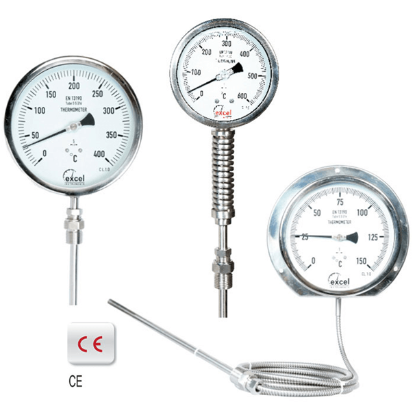 Mercury Filled temperature Gauge